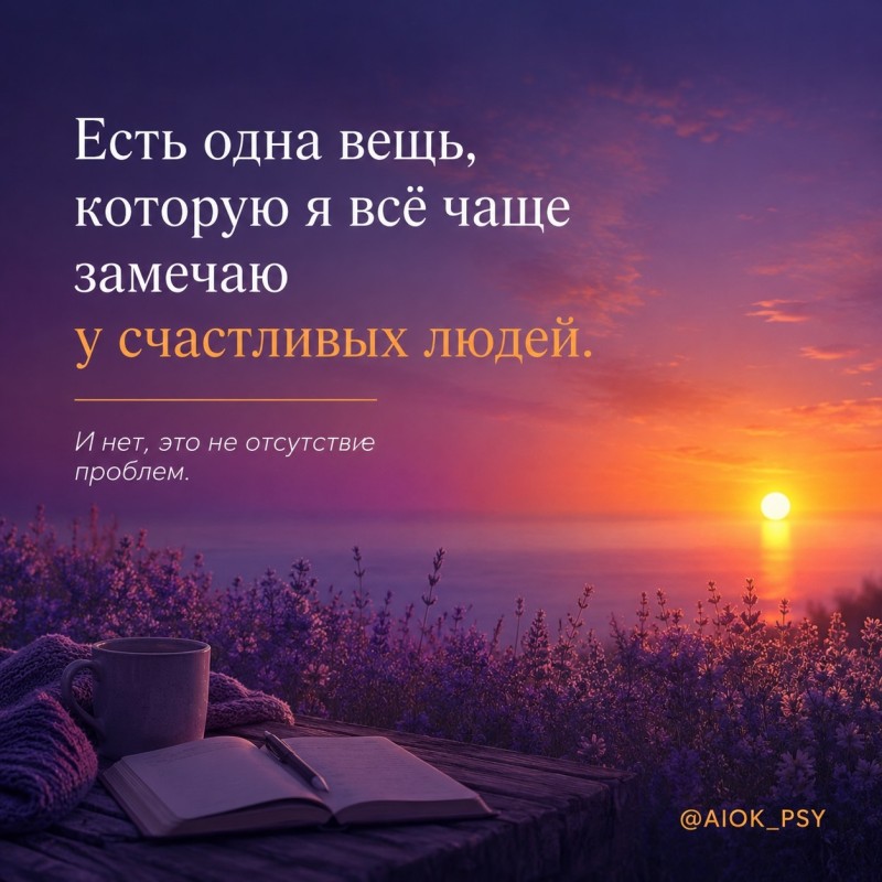 Давайте сегодня немного поговорим о счастливым людях...