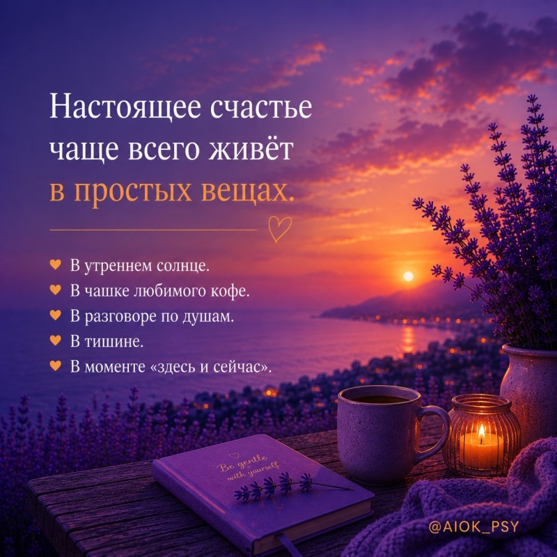 Давайте сегодня немного поговорим о счастливым людях...