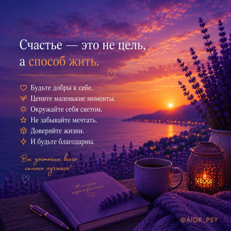 Давайте сегодня немного поговорим о счастливым людях...