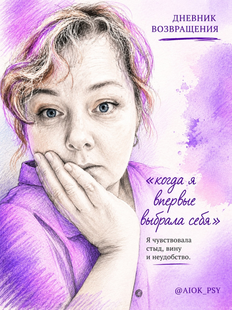 ДНЕВНИК ВОЗВРАЩЕНИЯ

«Когда я впервые выбрала себя»

Я...