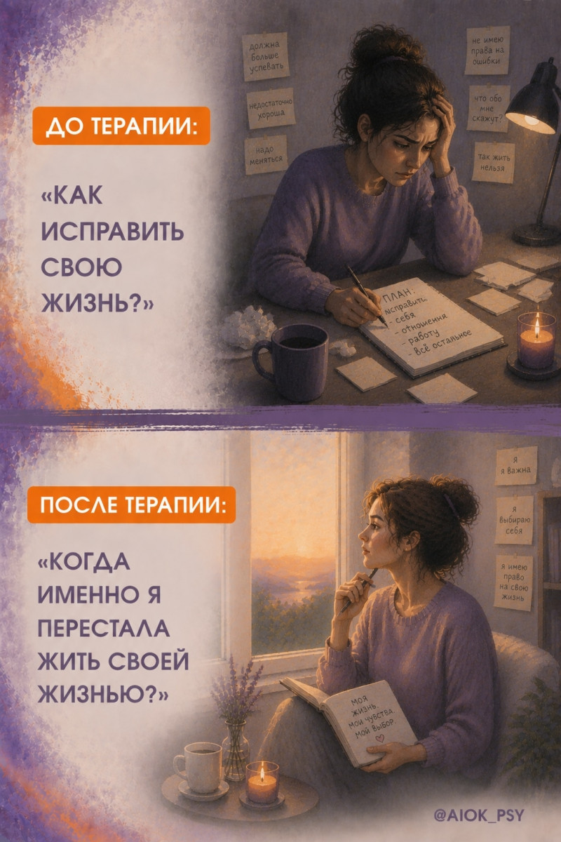 Самое интересное в терапии — меняются не только ответы....