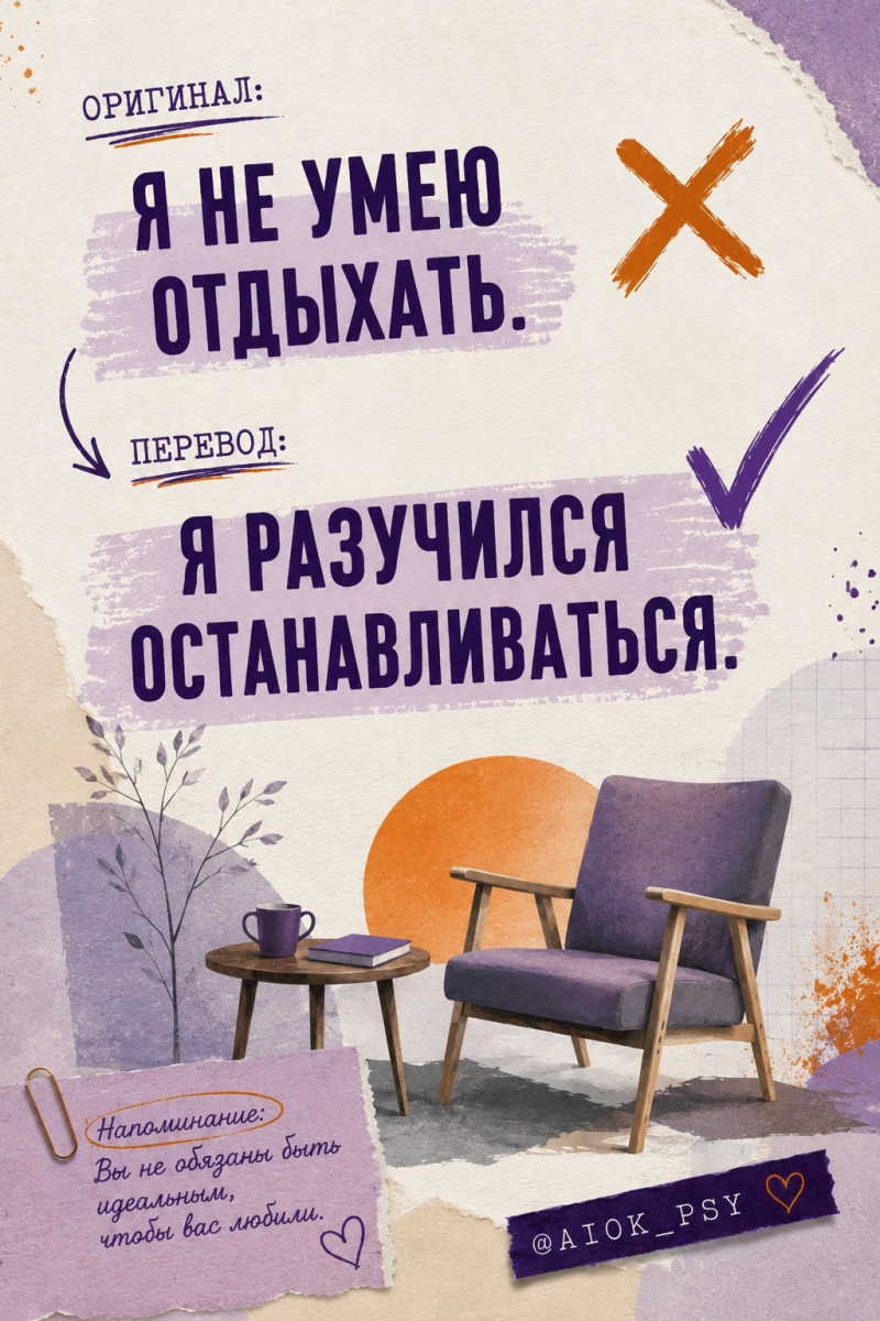 Иногда мы так долго повторяем себе одну и ту же фразу, что...